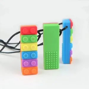 Silicone Chew Necklace Pendant, Chewing Teether