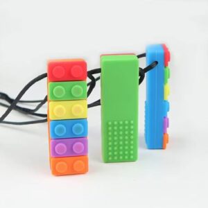 Silicone Chew Necklace Pendant, Chewing Teether