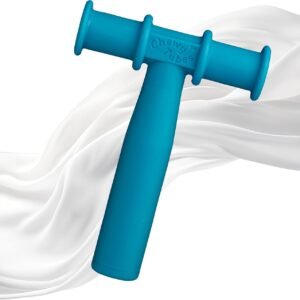 Speech Therapy T-Shaped Chewy Tube-BLUE